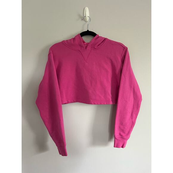 LULULEMON All Yours Cropped Hoodie Sonic Pink Size S - Picture 5 of 8